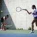 A Pioneer doubles player hits a ball on Tuesday, May 7. Daniel Brenner I AnnArbor.com